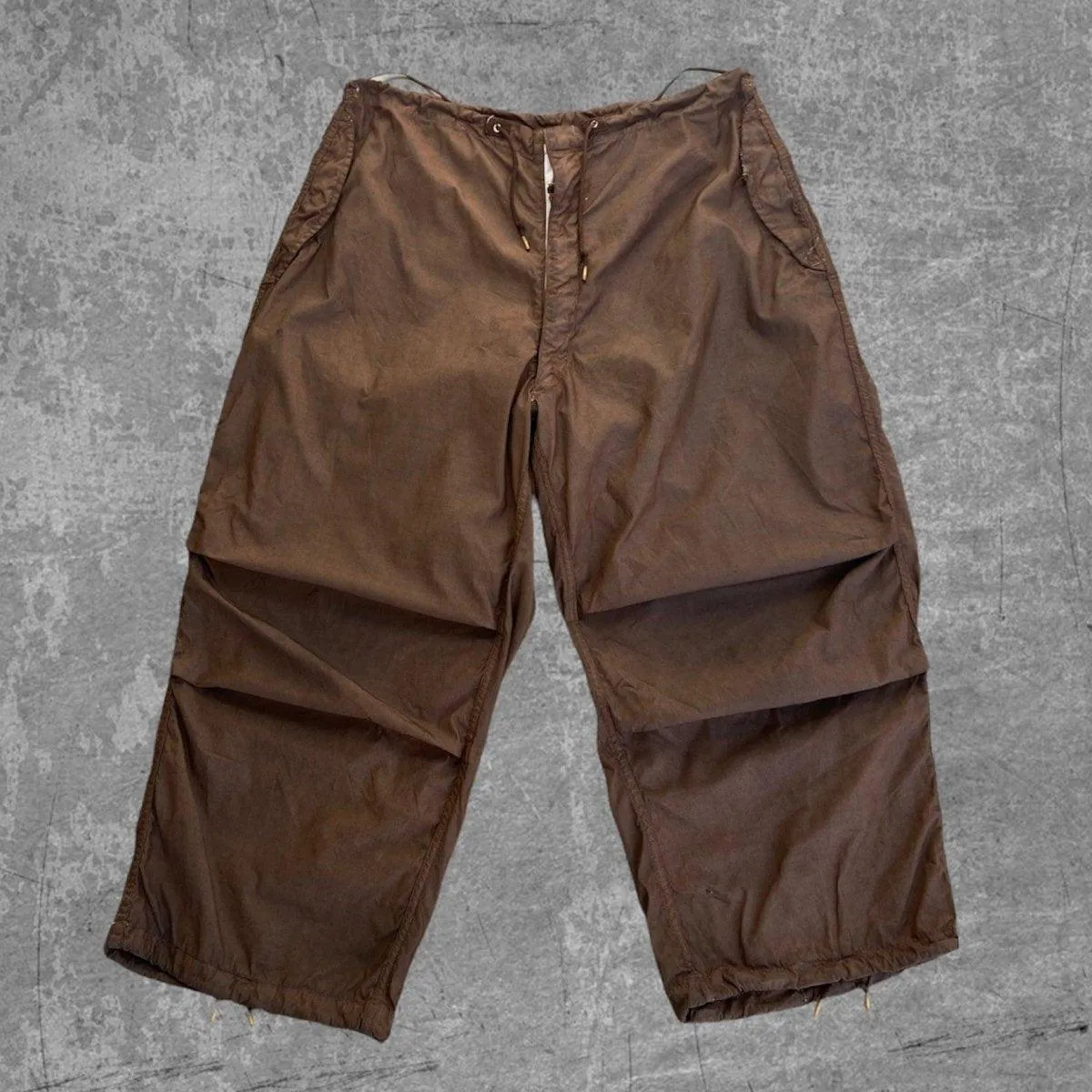 1990S VINTAGE MILITARY OVERPANTS - BROWN