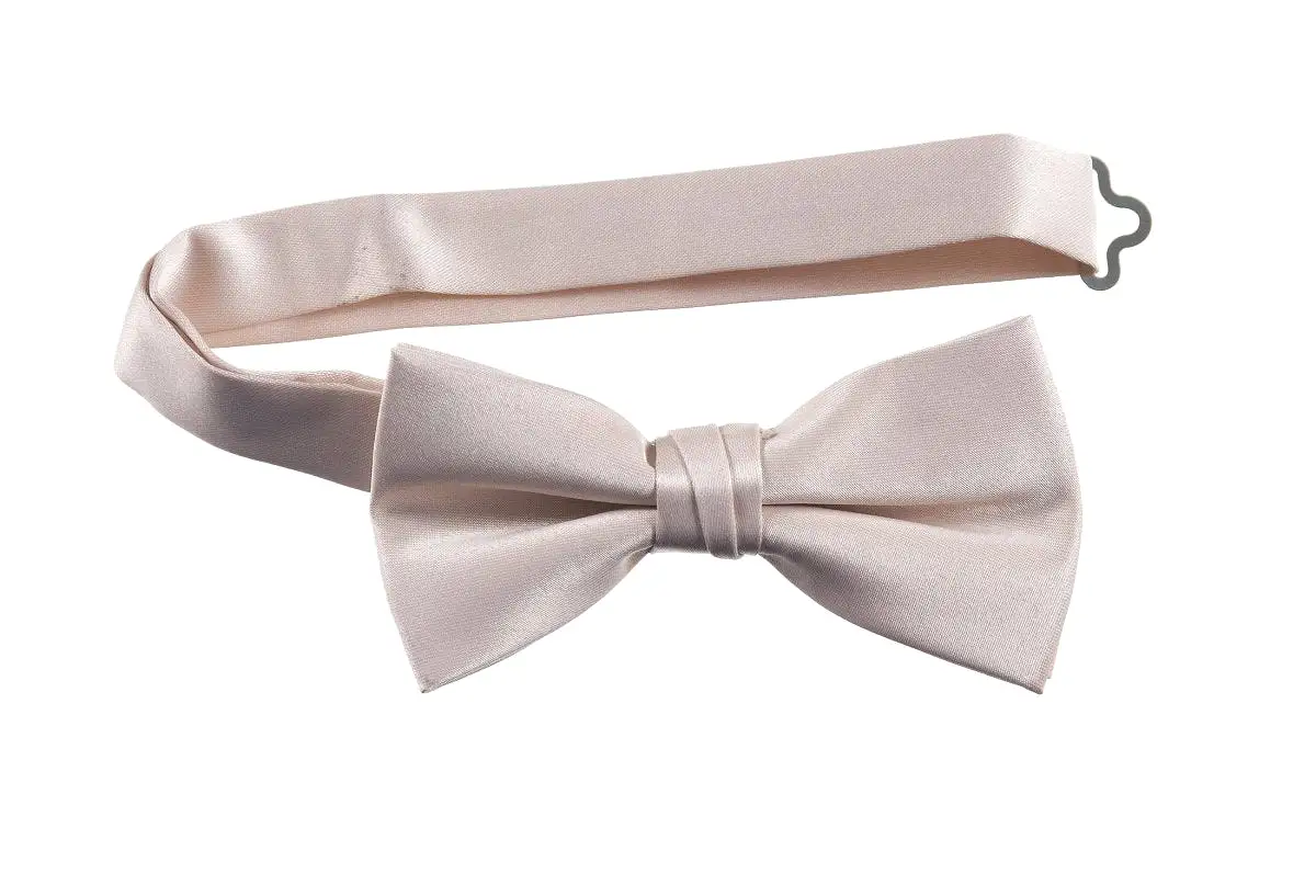 Adjustable Pre-Tied Bow Tie in Deluxe Polyester Satin | Men's & Boy's Sizes