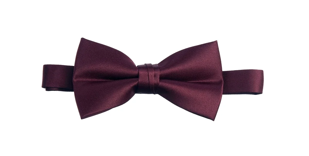 Adjustable Pre-Tied Bow Tie in Deluxe Polyester Satin | Men's & Boy's Sizes