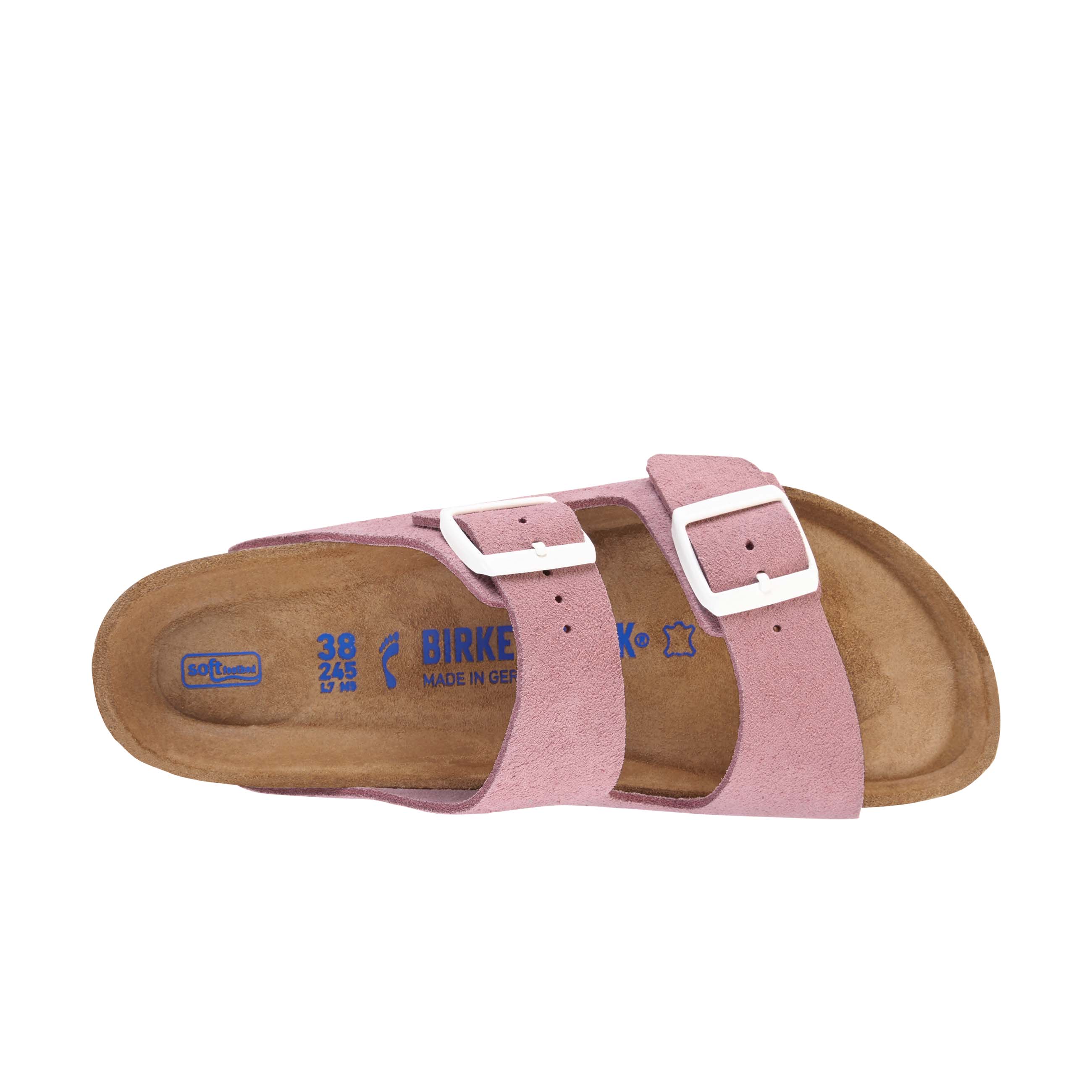 Arizona SFB Rose Suede Leather White Buckles