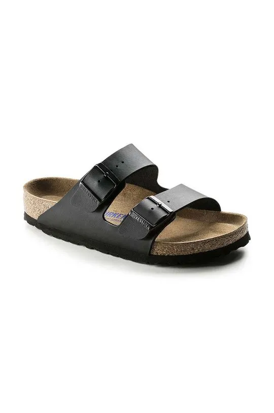 Birkenstock sliders Arizona SFB men's black color 551251