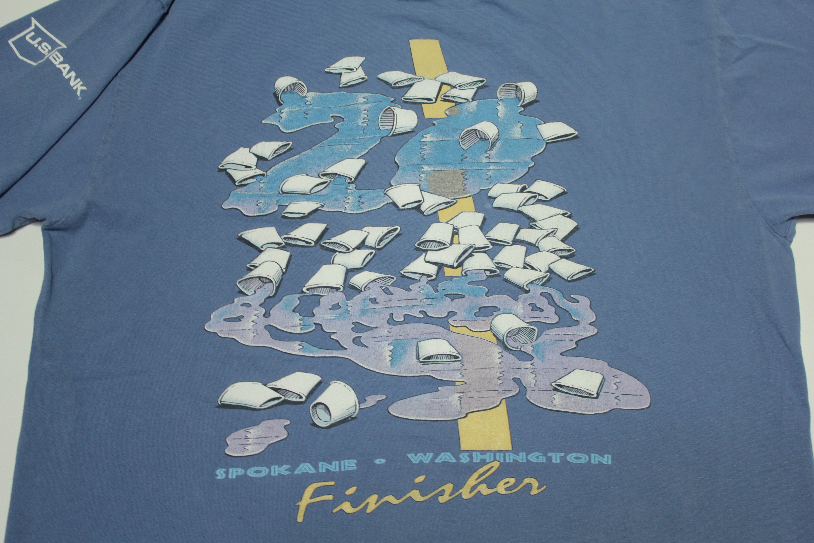 Bloomsday 1996 Vintage 90's Spokane Washington Finisher T-Shirt