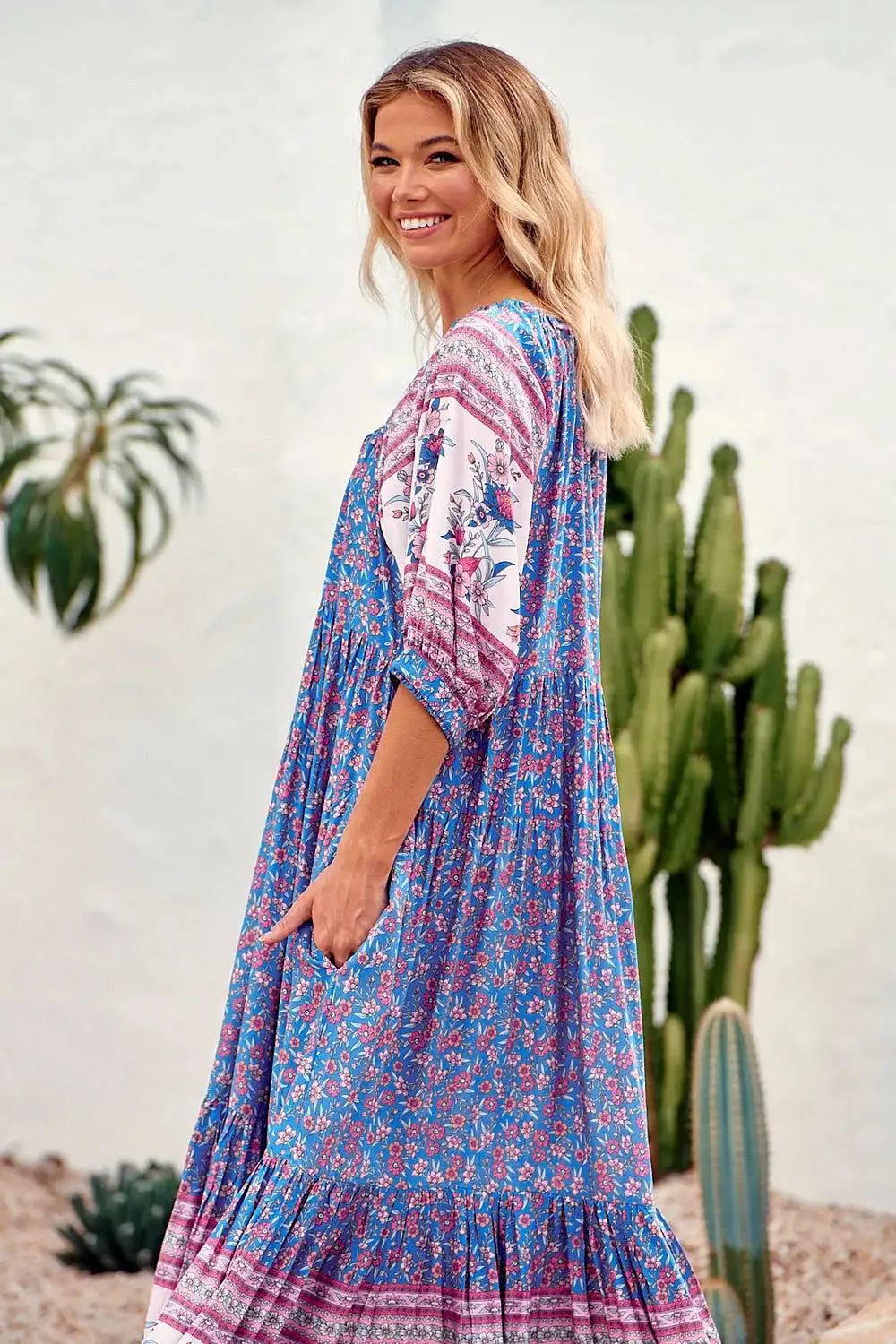 Blossom Maxi Dress - Blu Collection