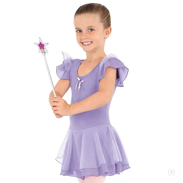 Child Ruffle Sleeve Dance Dress