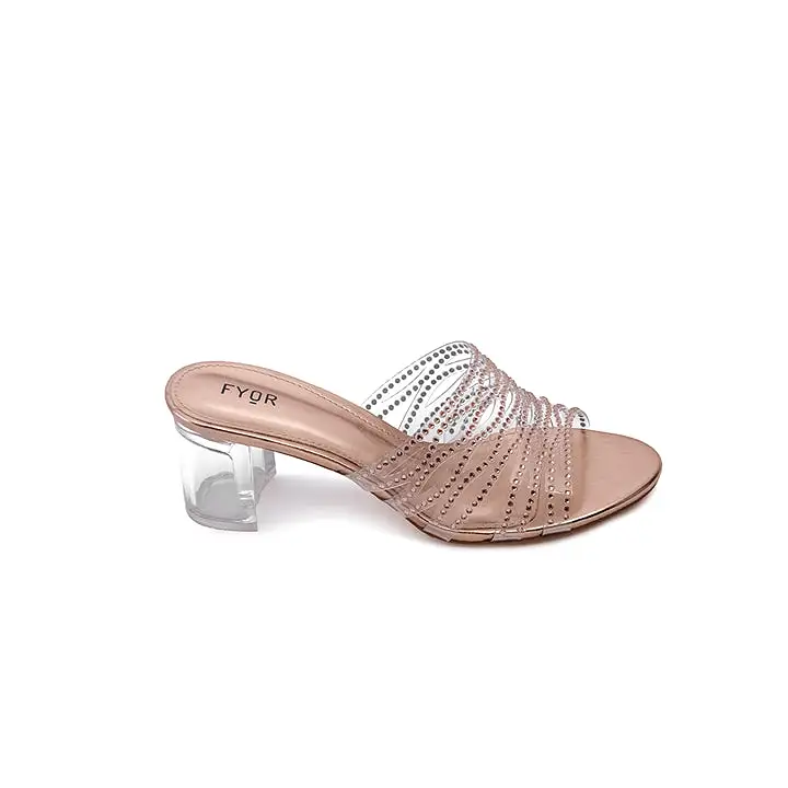 Clear Box Heel Sandal BB 13