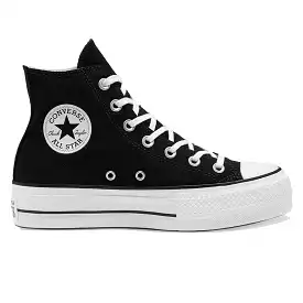 CONVERSE WOMEN'S CHUCK TAYLOR ALL STAR LIFT HIGH TOP PLATFORM BLACK SHOE