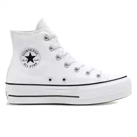 CONVERSE WOMEN'S CHUCK TAYLOR ALL STAR LIFT HIGH TOP PLATFORM WHITE SHOE