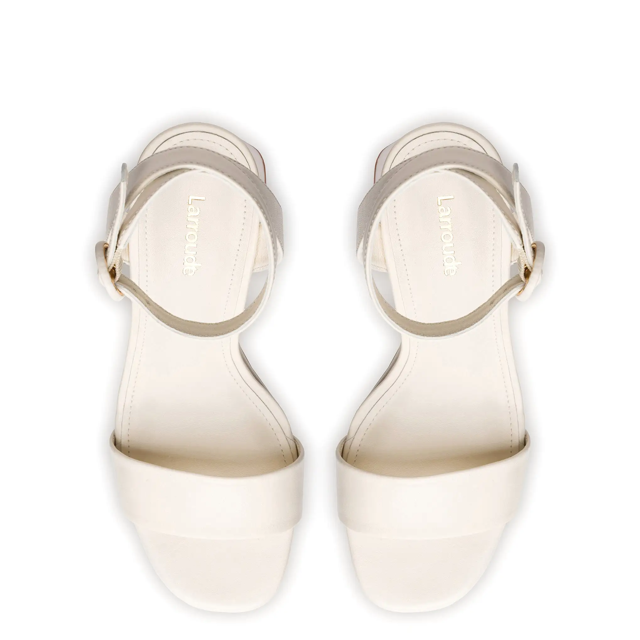 Dolly Sandal In Ivory Leather