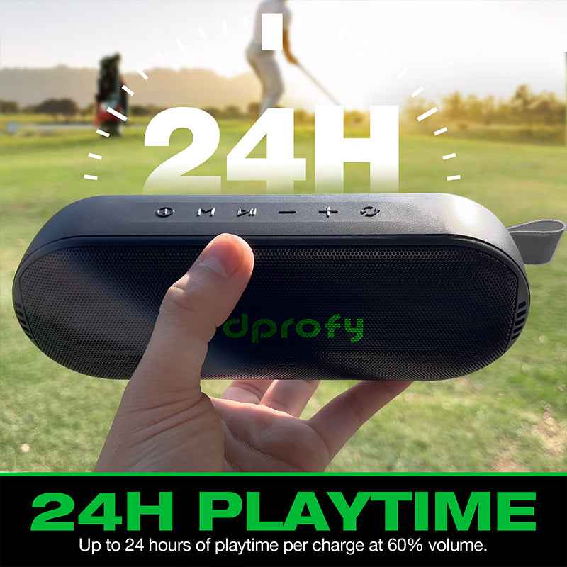 Dprofy Golf Bluetooth Speaker With 24 Hours 5200mAh Battery Long Playtime