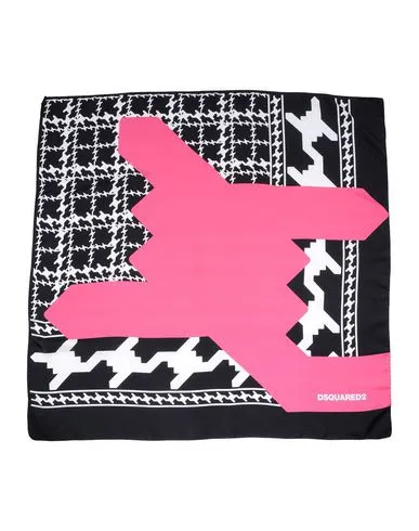 Dsquared2 Women Square scarf Black -- --