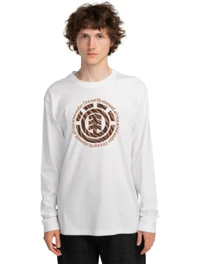 Element Men's Zebra Africa Long Sleeve T-Shirt White