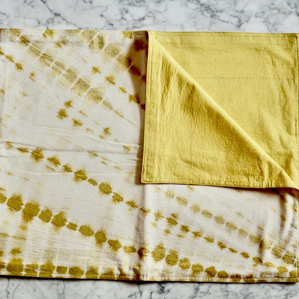 Geetha Shibori Tie-Dye Table Runner