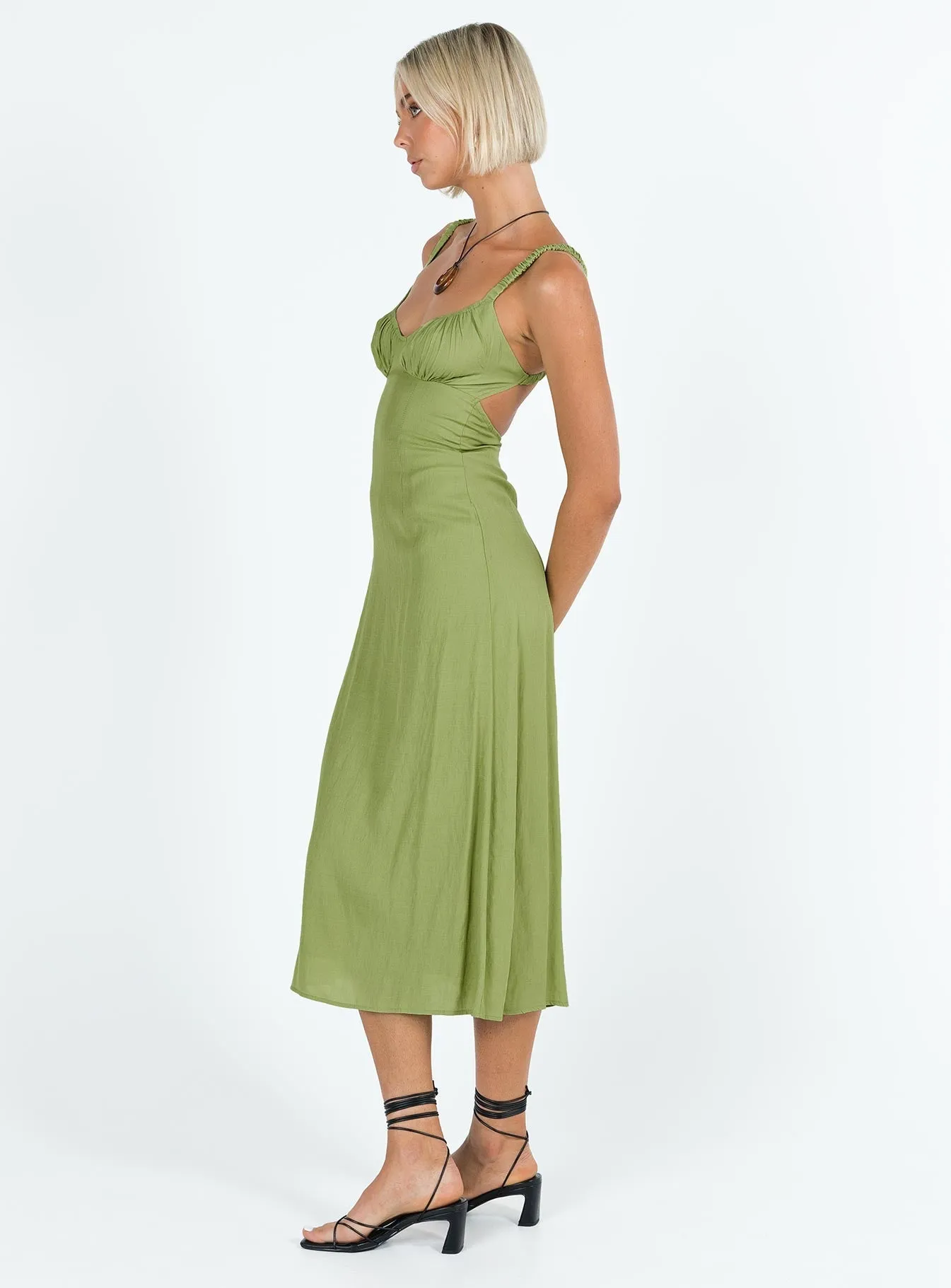 Georgia Midi Dress Green