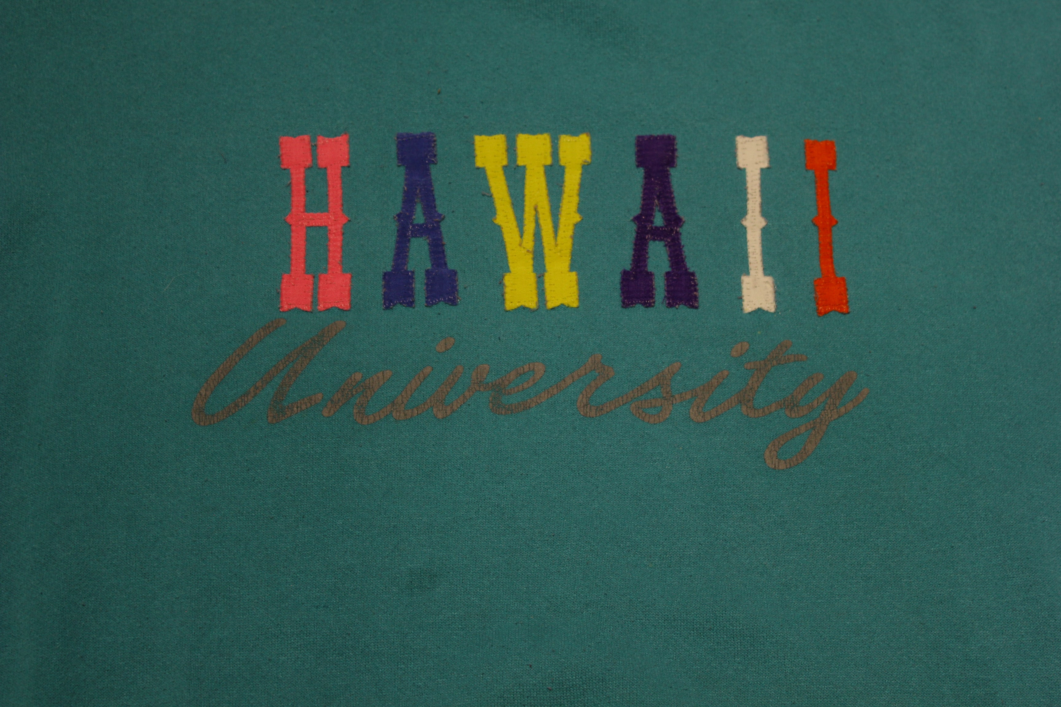 Hawaii University Vintage 90's Tultex Collegiate Crewneck Sweatshirt