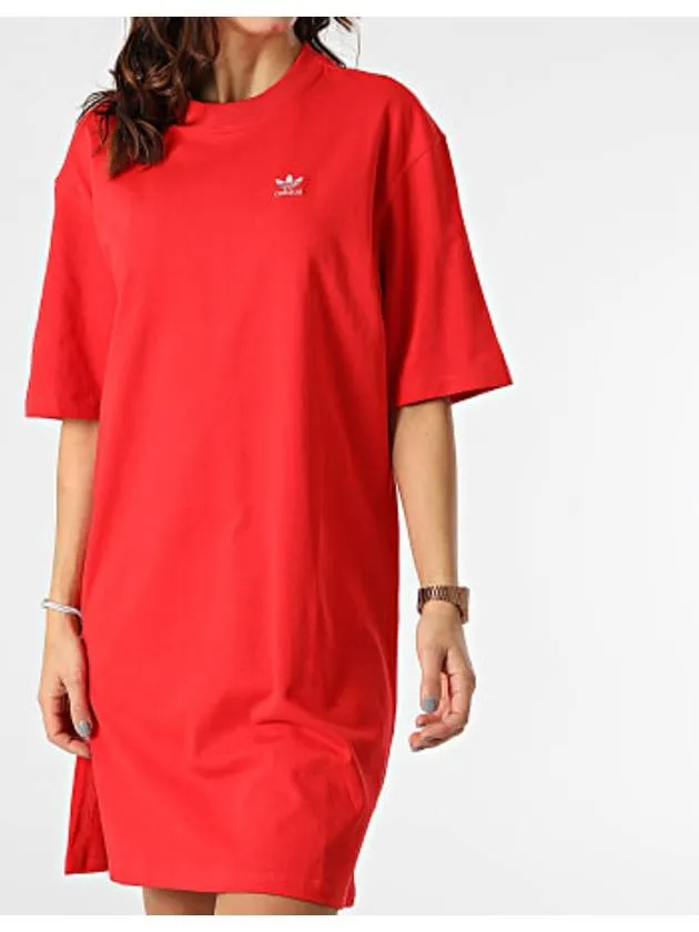 HC2051 Tea Dress Red WOMENS