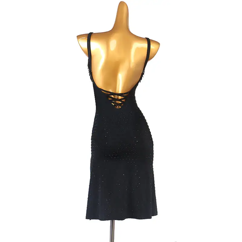 Inky Charisma Latin Dance Dress | LQ339