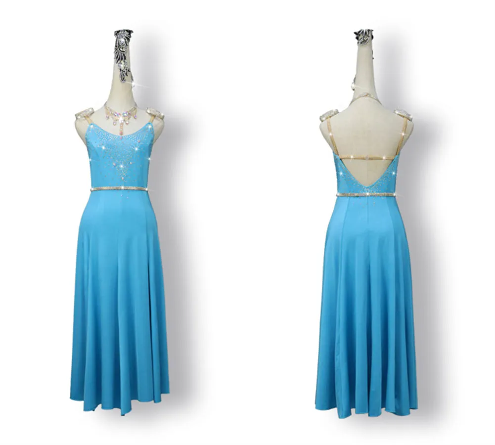 Latin Dance Dress | Custom - Made | QY35