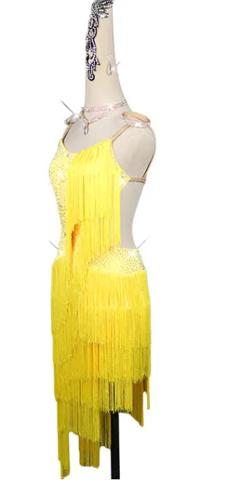 Latin Dance Dress | Custom - Made | QY51