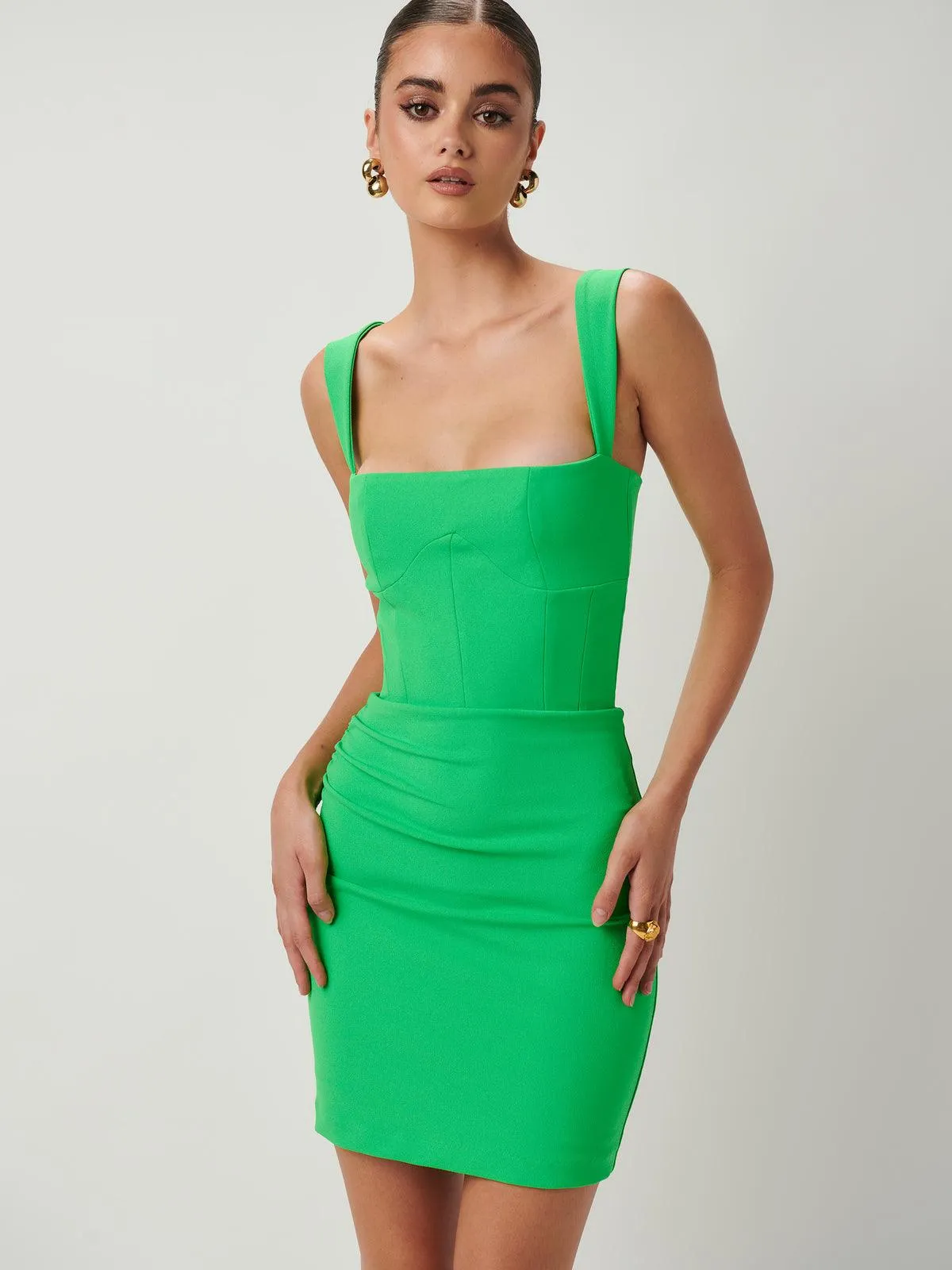 Mara Mini Dress - Green