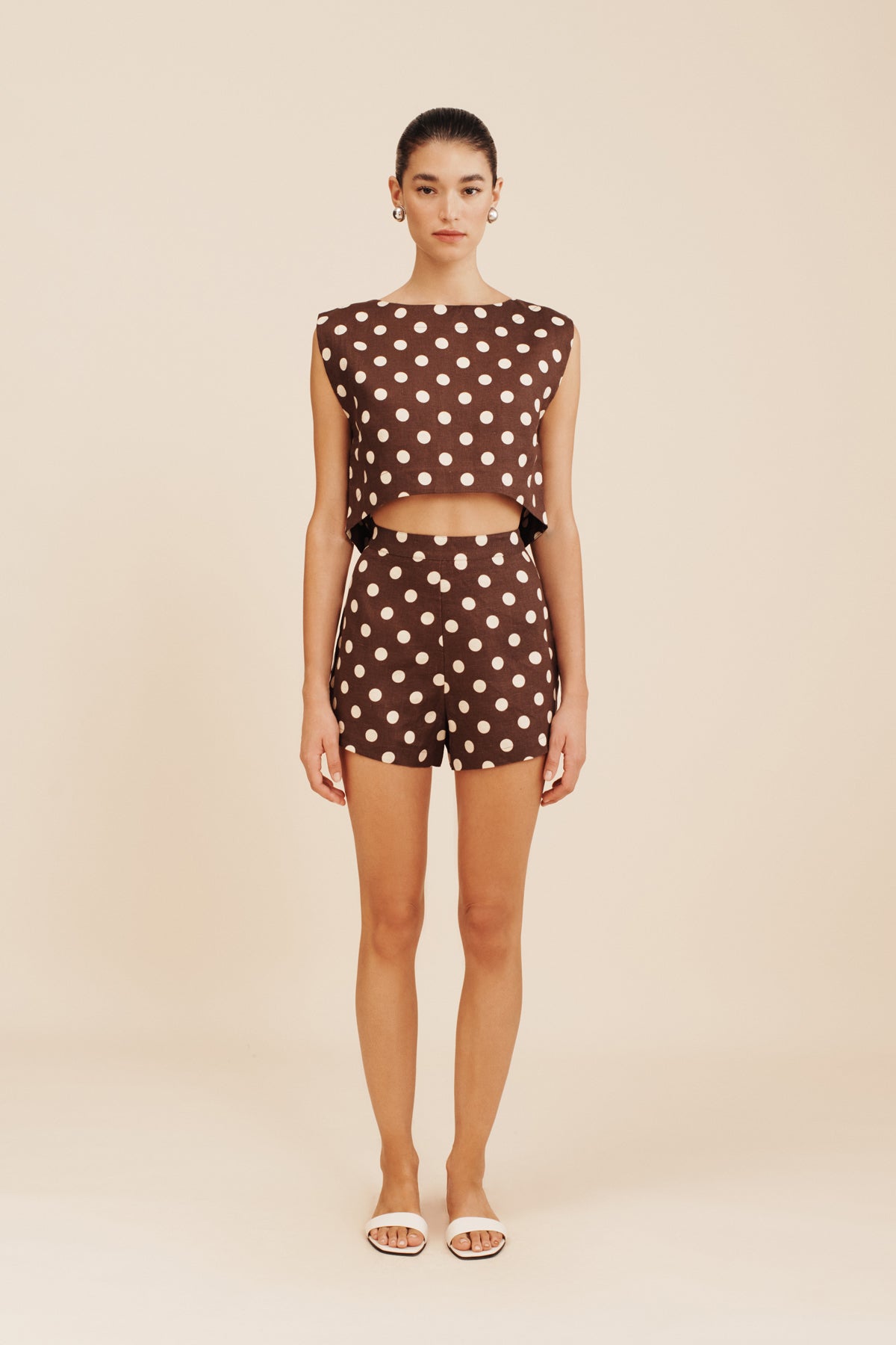 MARTINA CROP TOP - POLKA DOT