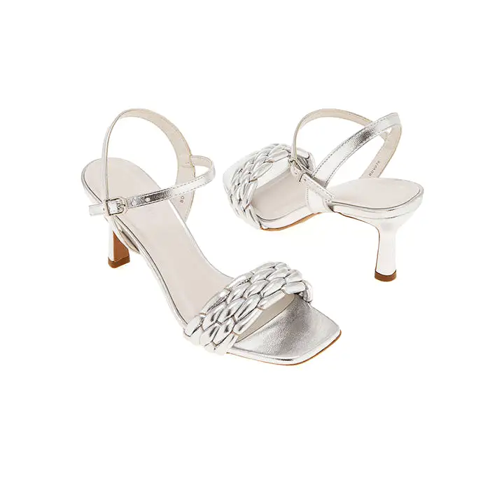 Metallic Braided Sandal BDV 076