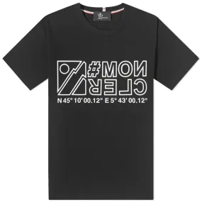 Moncler Grenoble Short Sleeve T-ShirtBlack