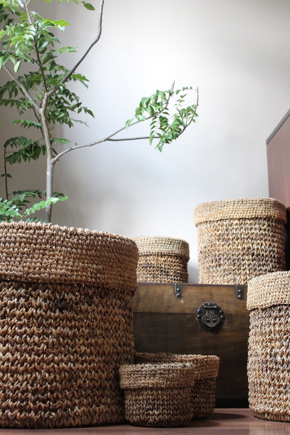 Mumtaz Round Storage Baskets