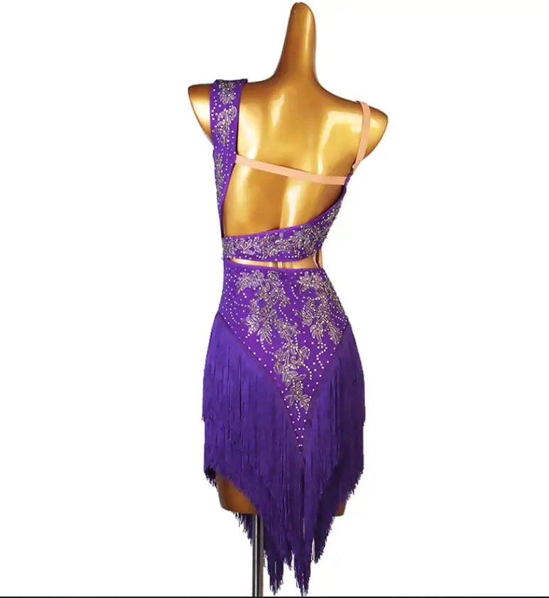 Mystic Latino Fringe Dance Dress | LQ225