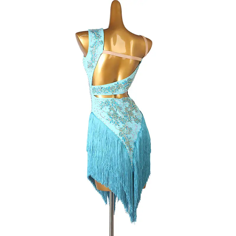 Mystic Latino Fringe Dance Dress | LQ225