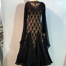 New Black Vesa Ballroom Dress