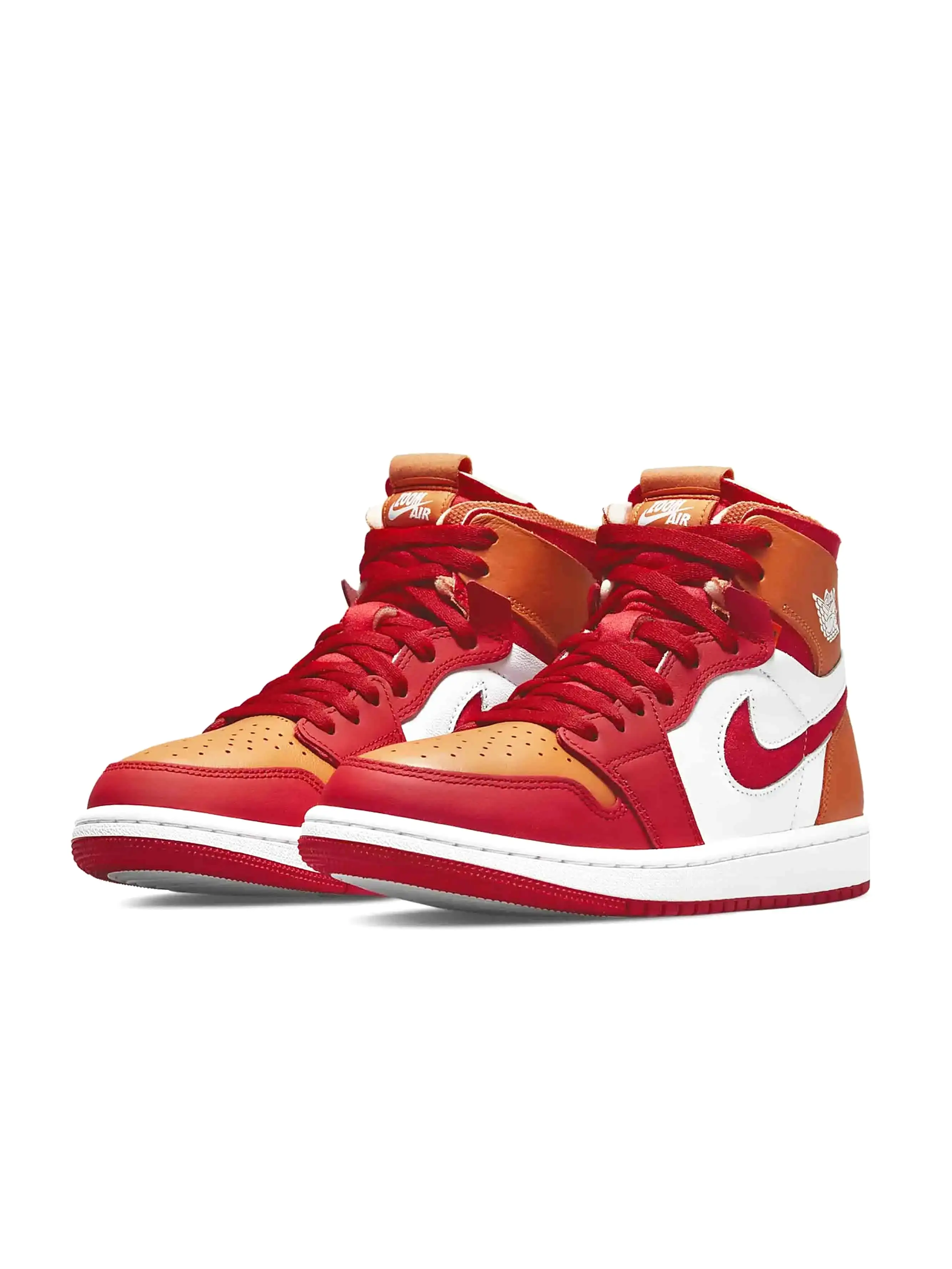 Nike Air Jordan 1 High Zoom Air CMFT Fire Red Hot Curry (W)