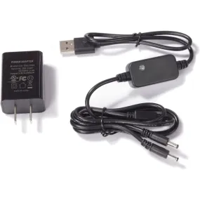 Savior Heat 5V Transform Cable with Original USB Adapter for Li-Polymer Rechargeable Battery