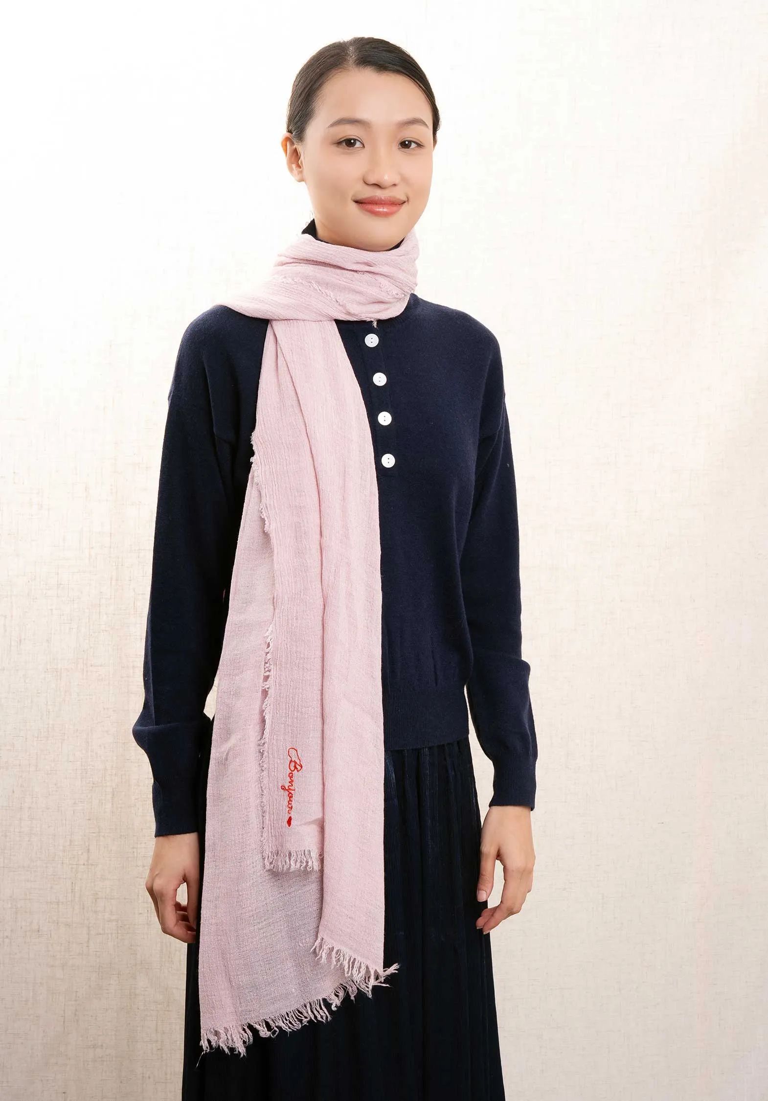 Scarf Ech0345 Rose