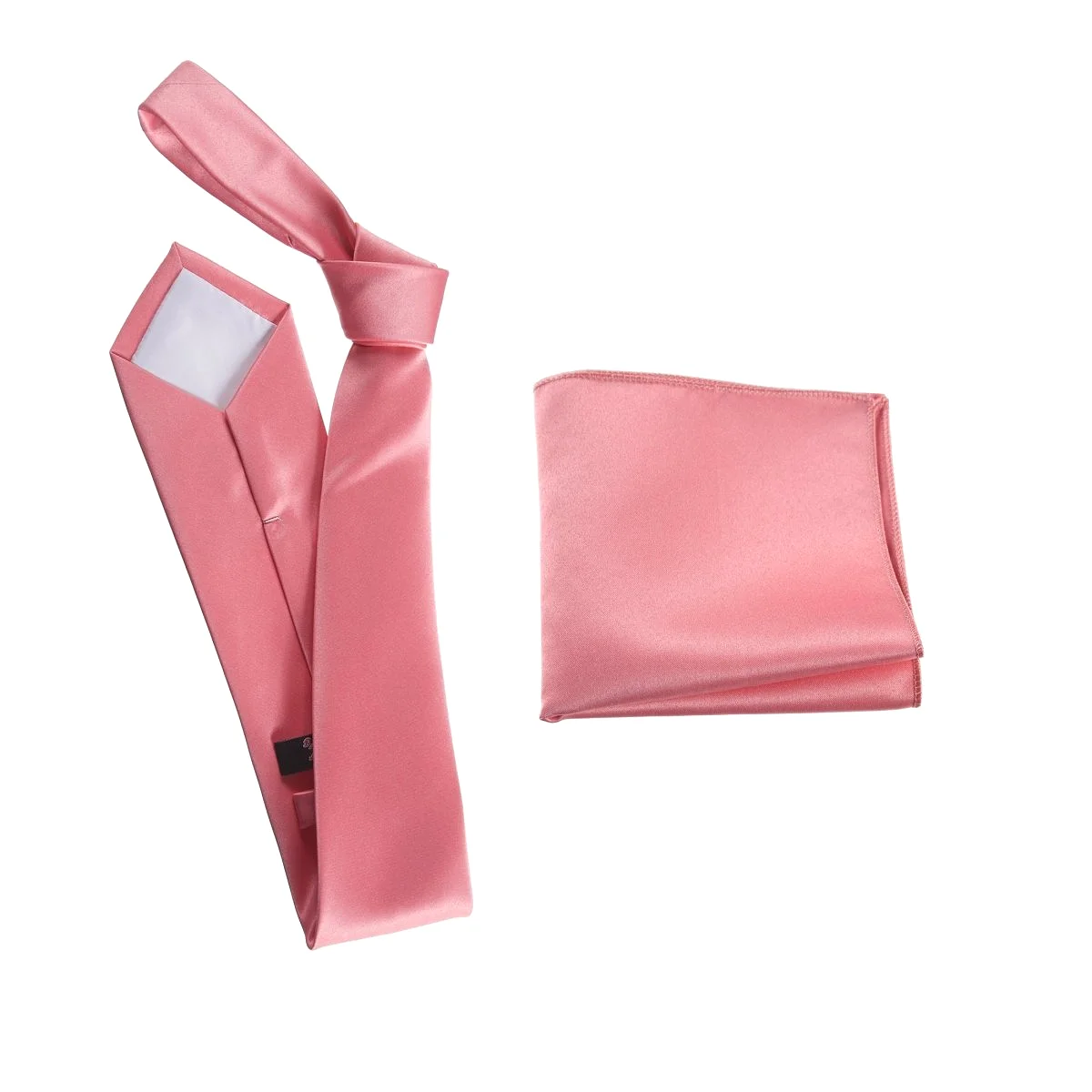 Self-Tie Windsor Necktie & Pocket Square Set | Over 30 Colors