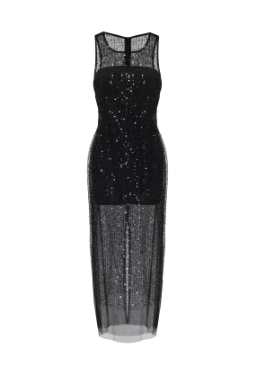 Sensational sheer lace maxi drees, Xo Xo