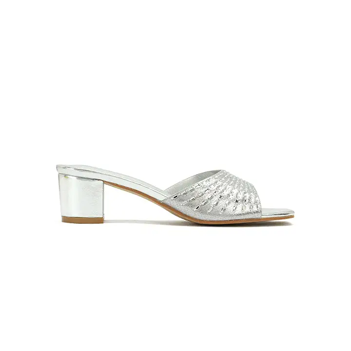 Square Diamante Heeled Sandal HL 172