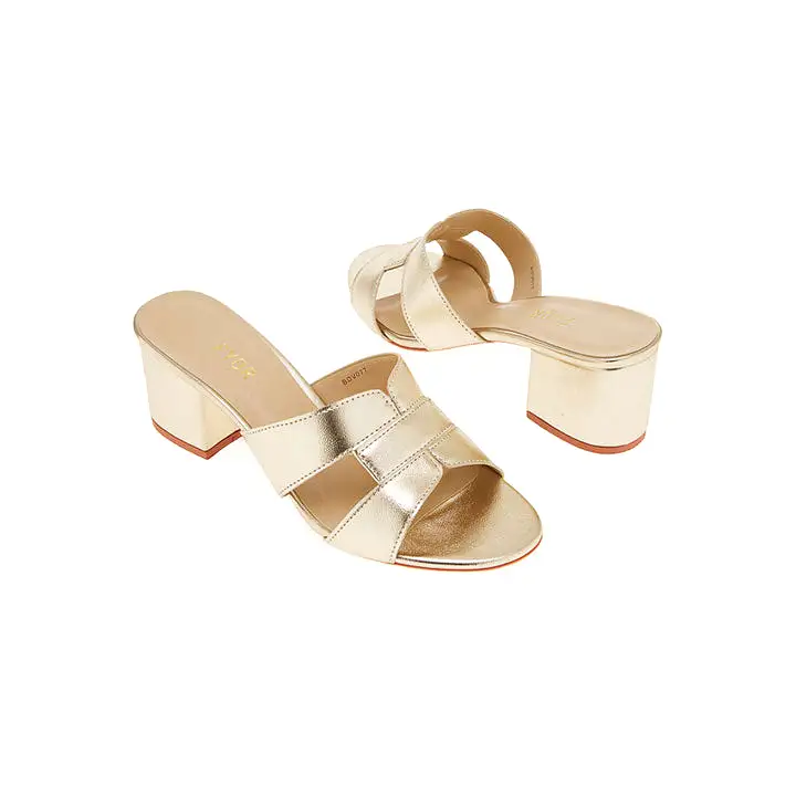 Square Toe Block Heel Sandal BDV 077