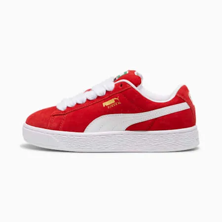 Suede XL Sneakers - Youth 8-16 years | For All Time Red-PUMA White | PUMA Shoes | PUMA 