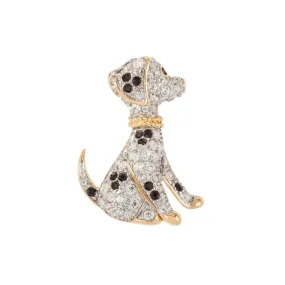 SUSAN CAPLAN VINTAGE 1990s vintage dorlan dog brooch -                         -                     -                