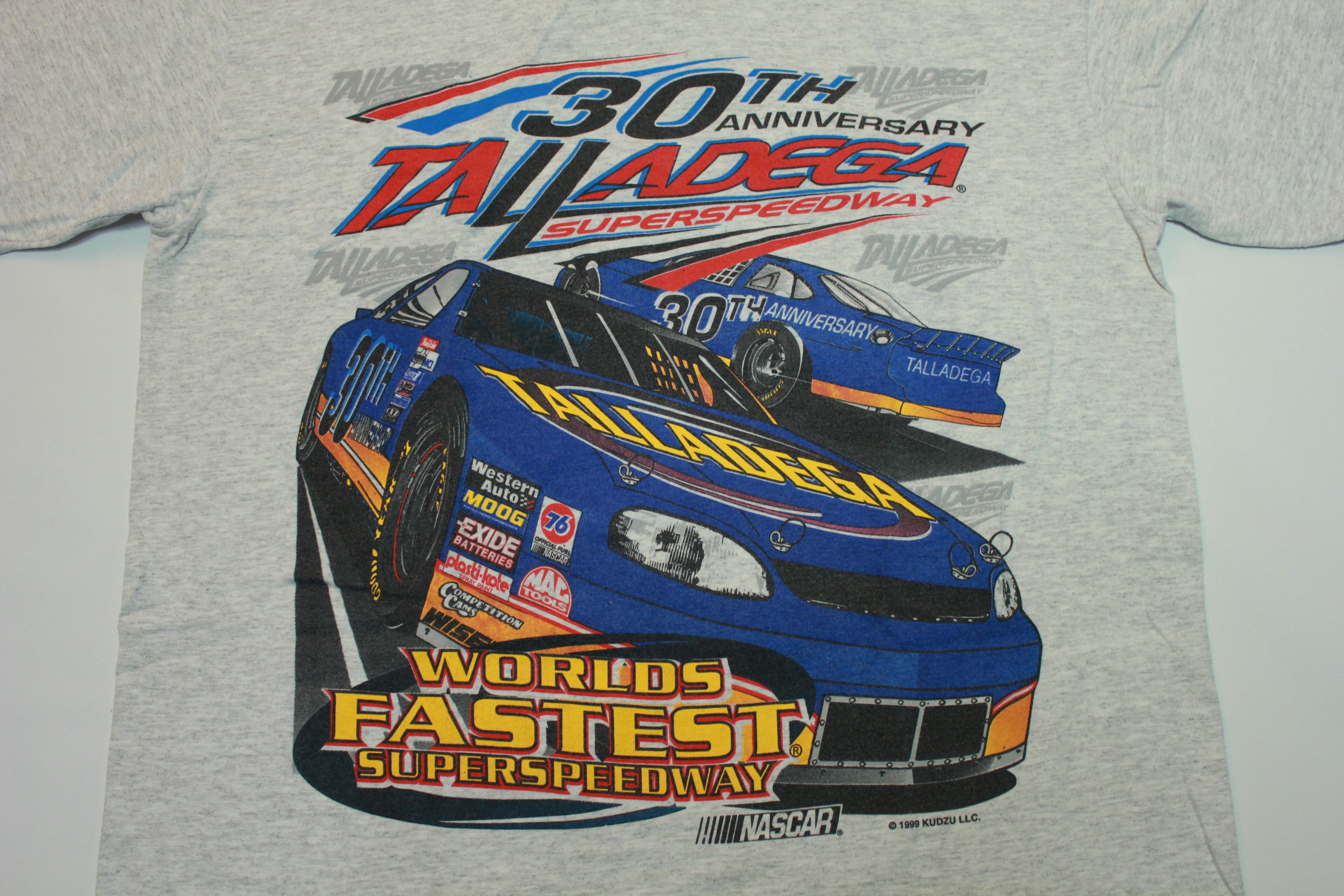 Talladega Superspeedway Vintage 30th Anniversary 1999 Nascar 90's Racing T-Shirt