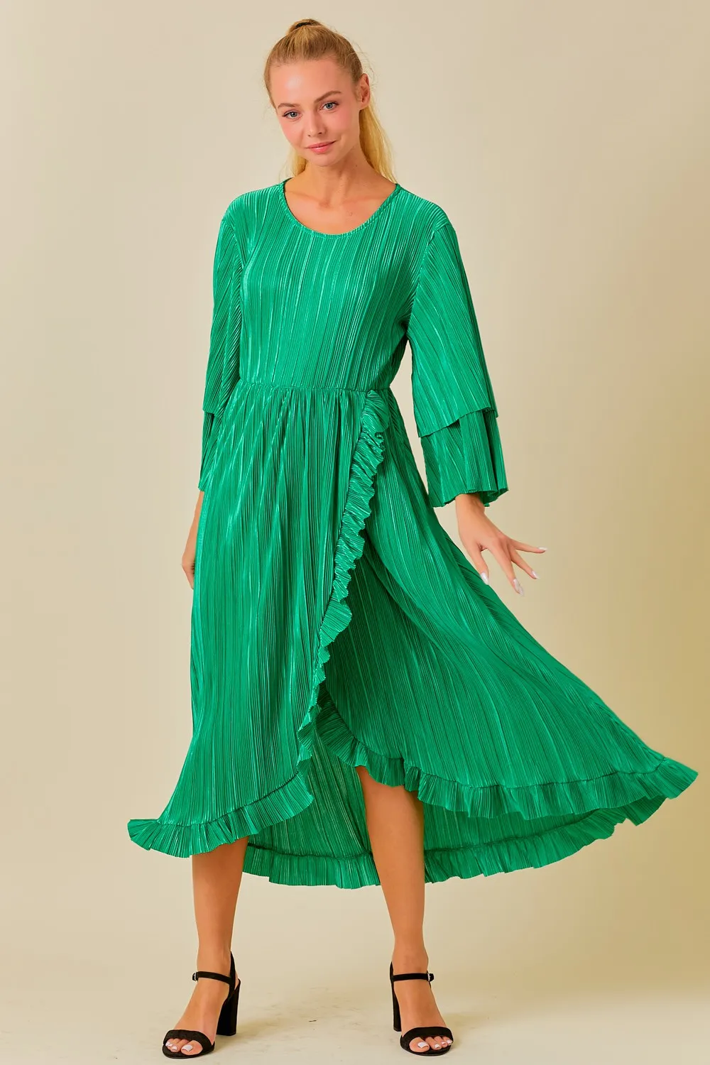 The Elegance Dress- Green