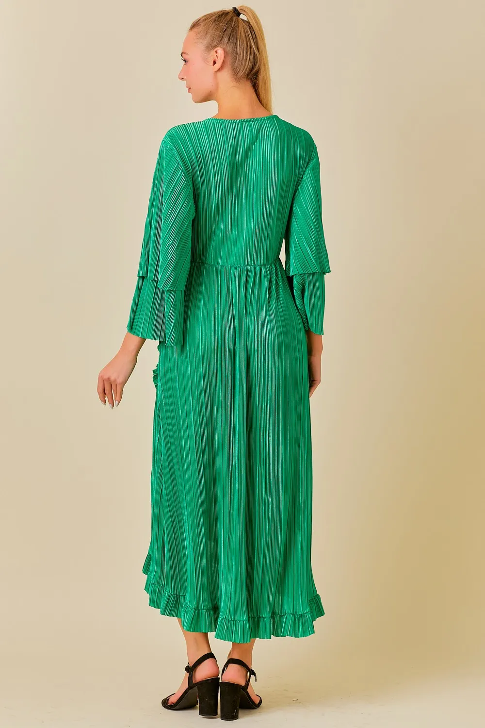 The Elegance Dress- Green