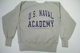 U.S. Naval Academy Vintage 90's Reverse Weave Champion Crewneck Military Sweatshirt