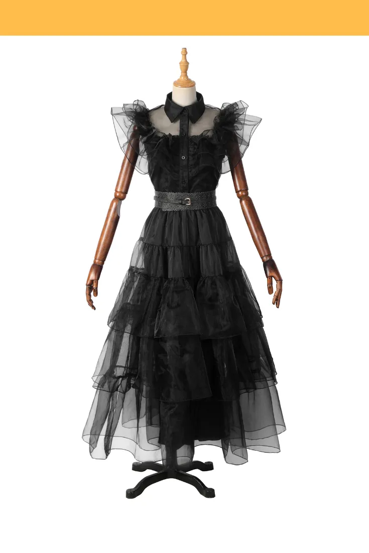 Wednesday Rave'n Dance Tulle Dress Cosplay Costume