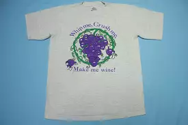 Whip Crush Make Me Wine 1993 Vintage 90's Funny Humor T-Shirt