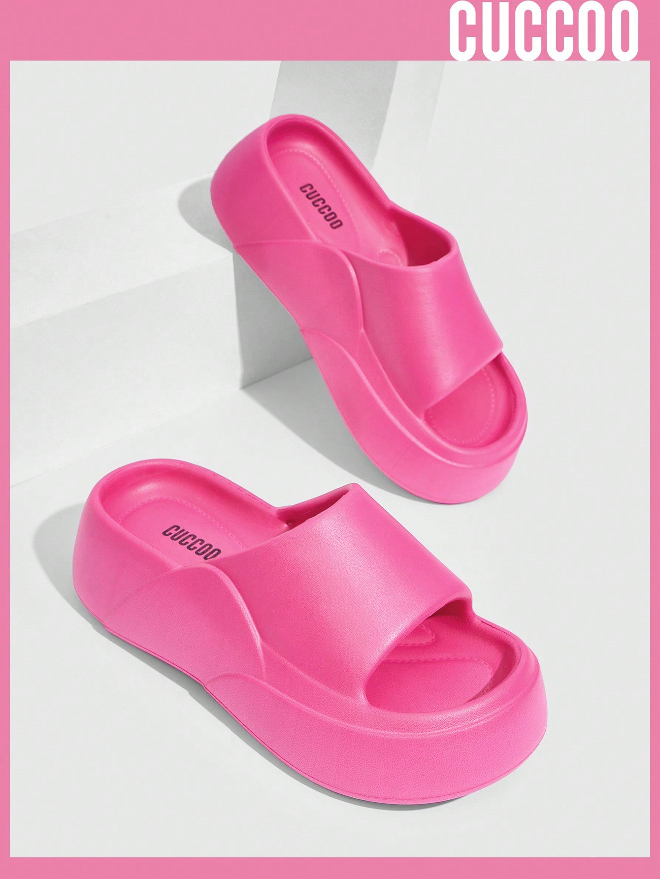 Woman Shoes Pink Fashionable Comfortable Slide Shoes For Outdoor Wearing For Spring And Summer