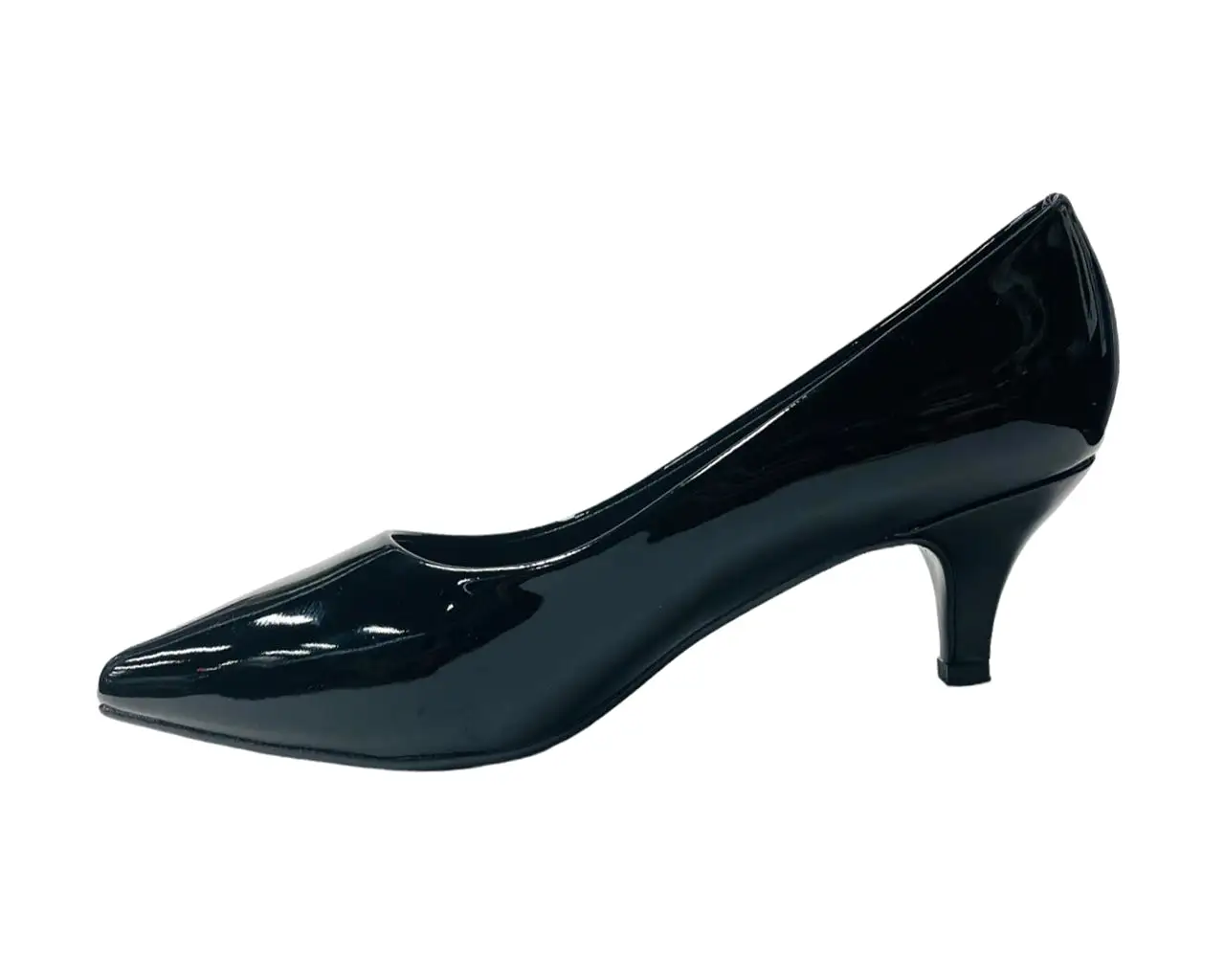 Women's Stiletto Heel Faux Patent Leather Court Shoes