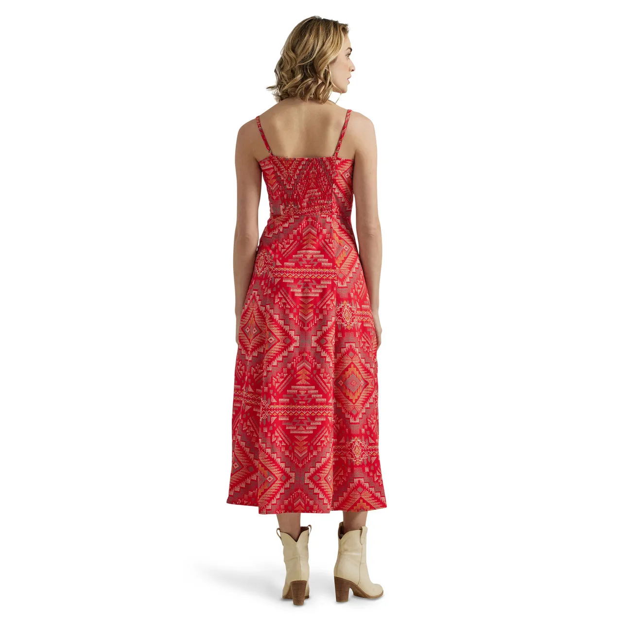 Wrangler Retro Women's Americana Woven Maxi Dress - Red